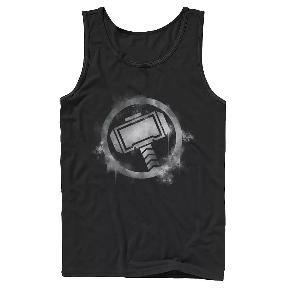 Men's Pink Panther Boxed Portrait Logo Tank Top, Size: Large, Black Product Image