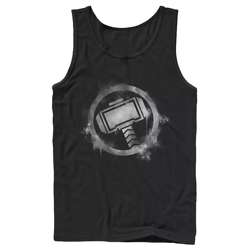 Men's Pink Panther Boxed Portrait Logo Tank Top, Size: Large, Black Product Image