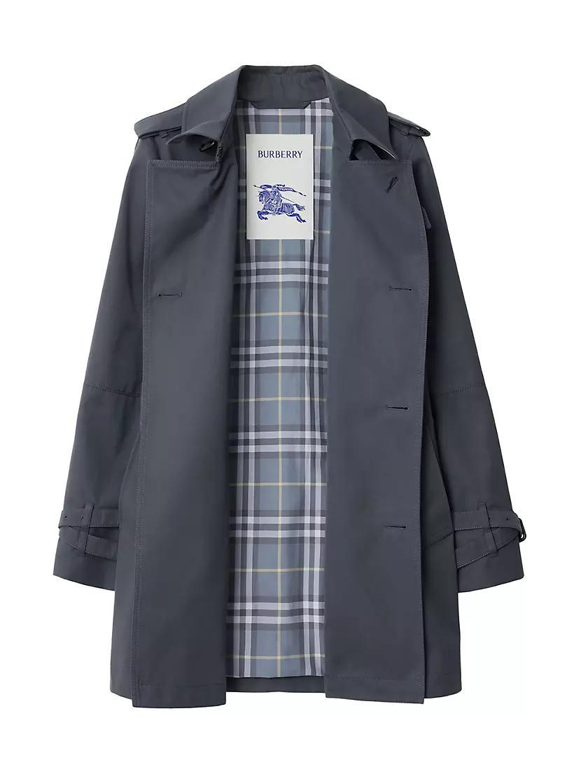 Twill Double-Breasted Trench Coat Product Image