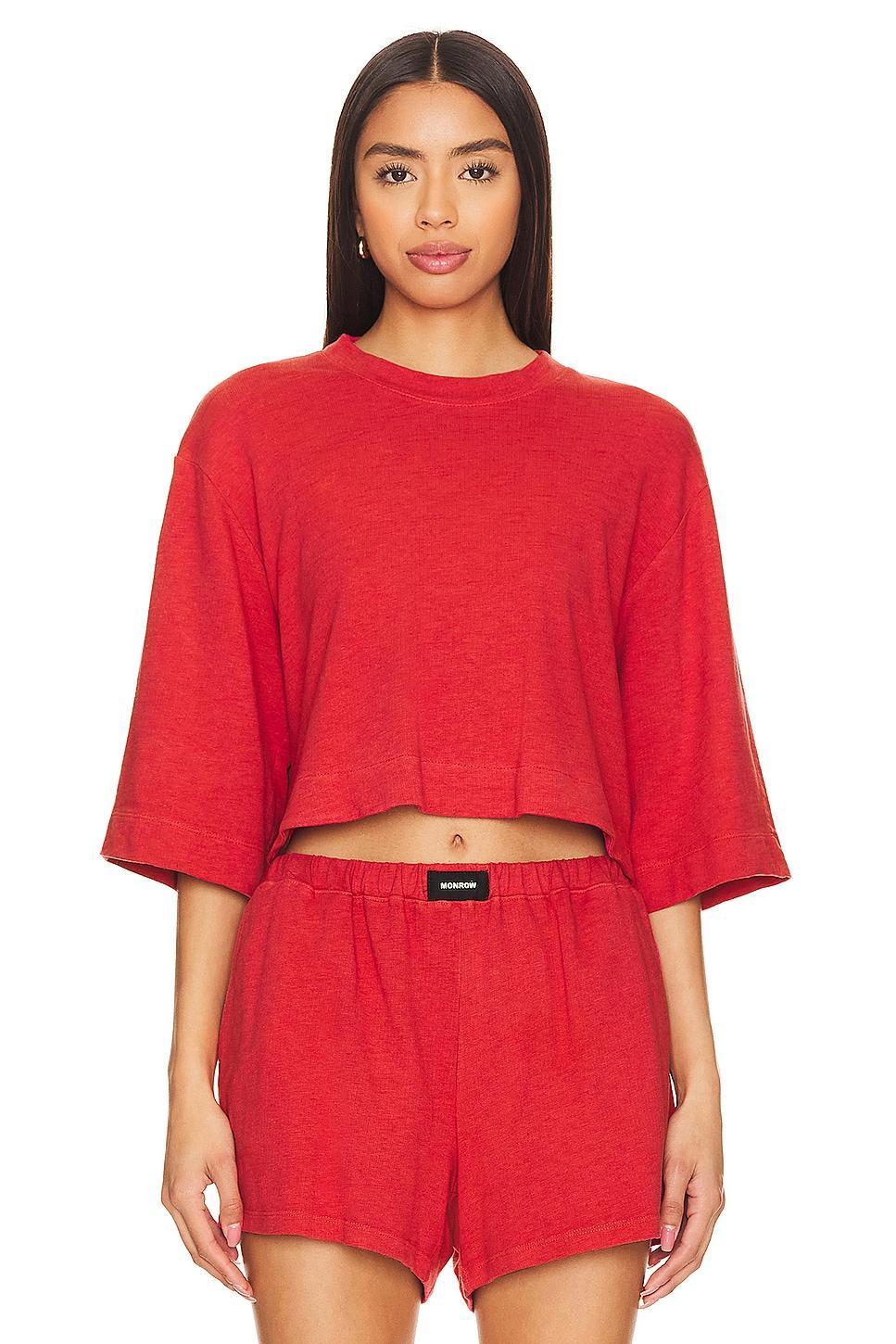 French Terry Oversized Tee MONROW Product Image