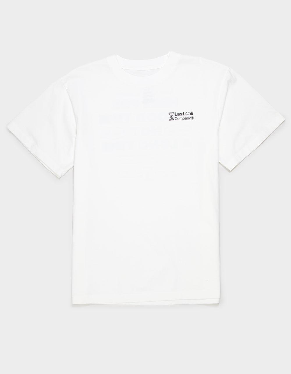 LAST CALL CO. Long Time Mens Tee - WHITE Product Image
