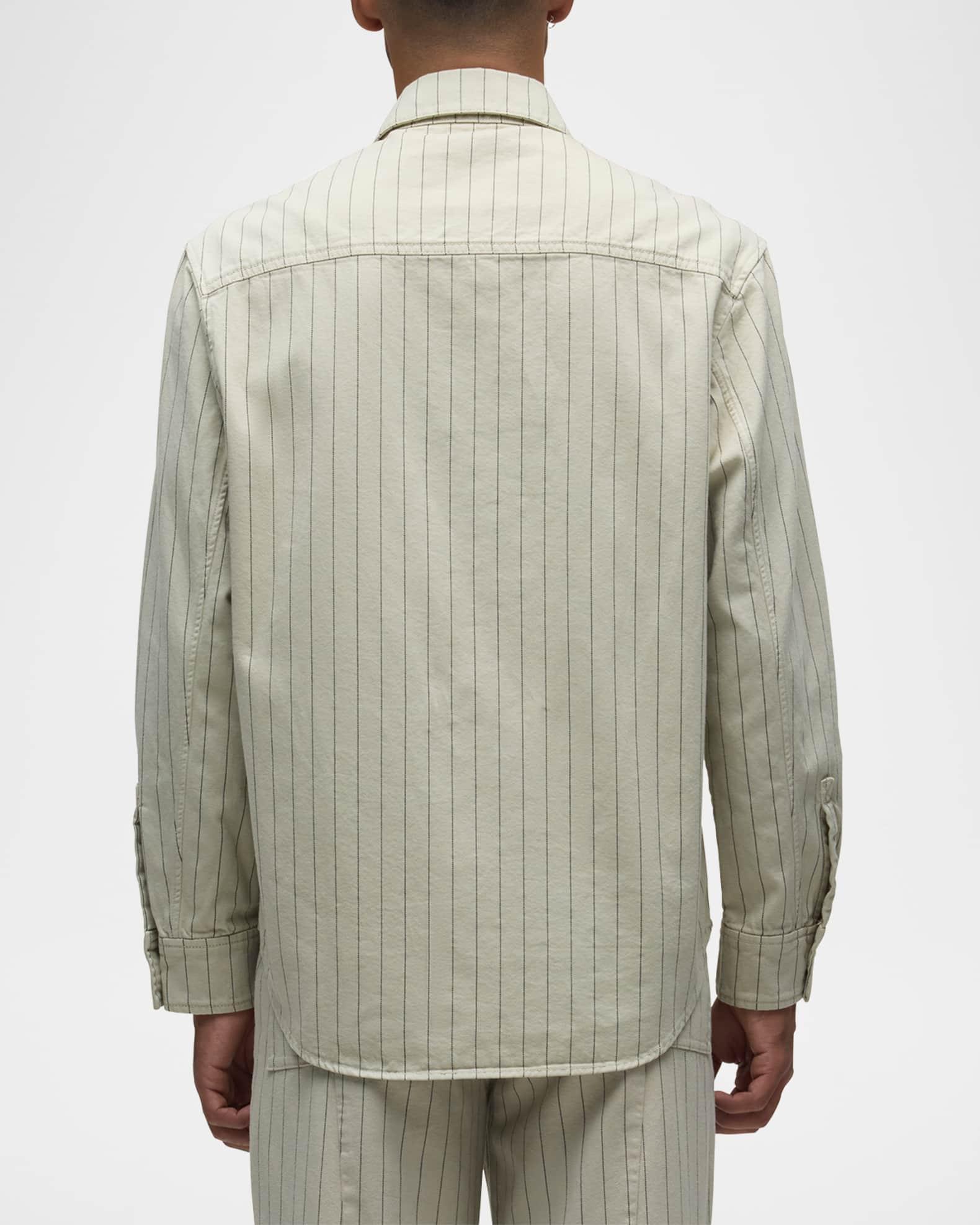 Men's Pinstripe Pocket Sport Shirt Product Image