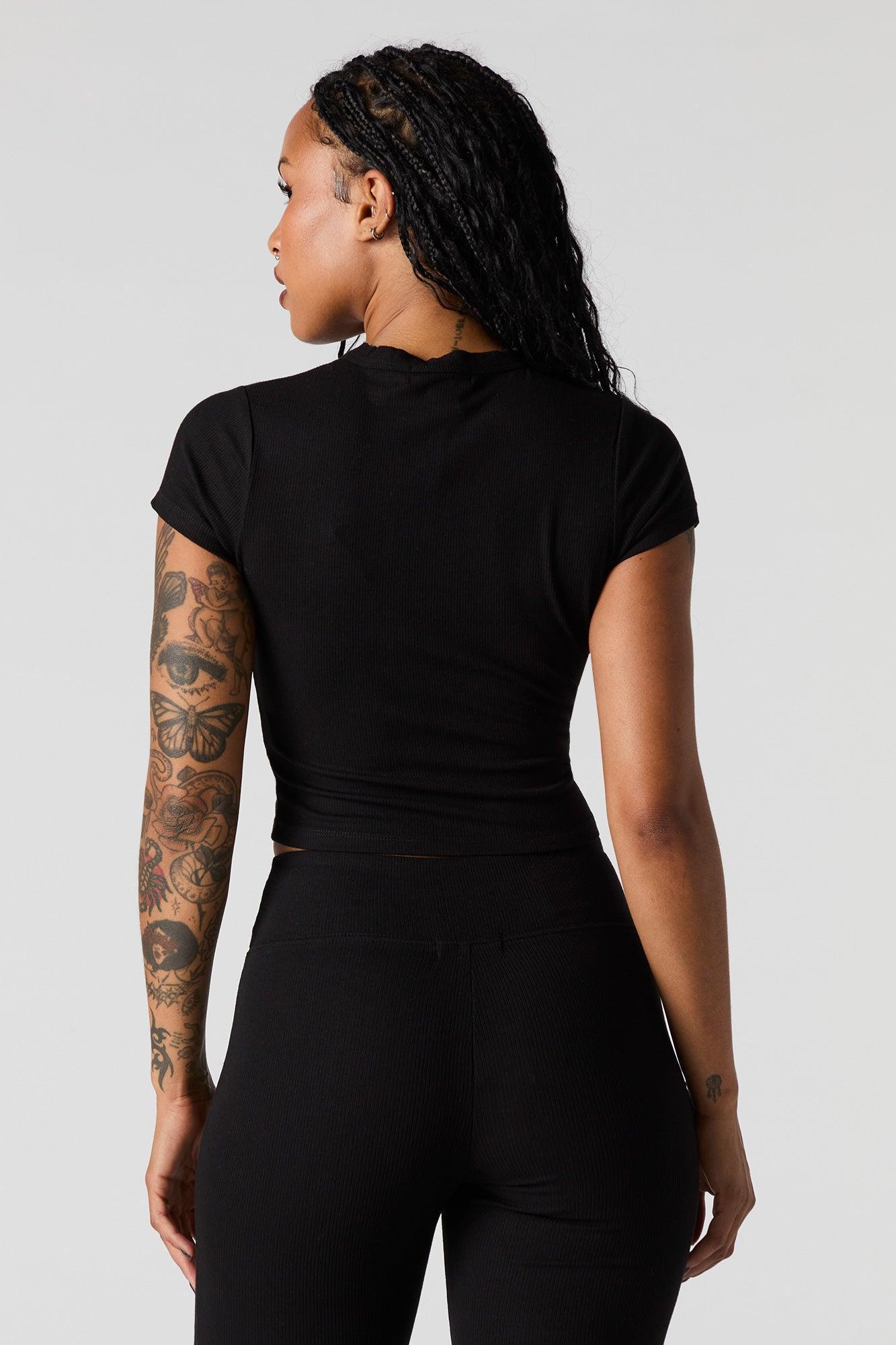 Active Soft Ribbed T-Shirt Female Product Image