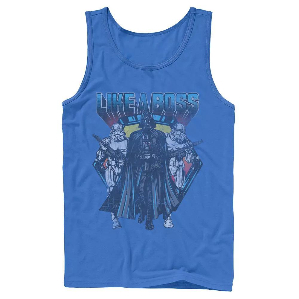 Men's DC Comics Superman Power Stance Comic Poster Tank Top, Size: XL, Black Product Image