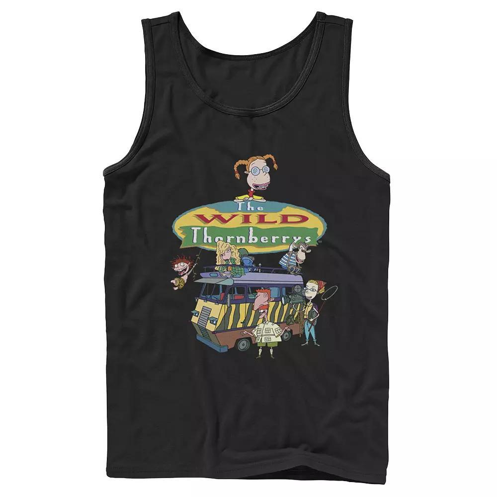 Men's Nickelodeon The Wild Thornberrys Family RV Logo Tank Top, Size: Small, Grey Product Image