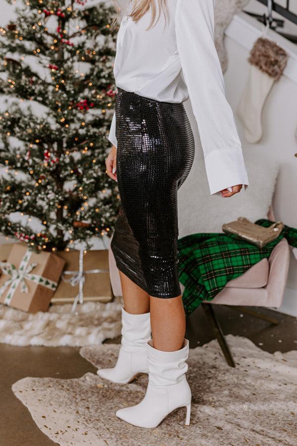 Modern Marvel Sequin Skirt Product Image