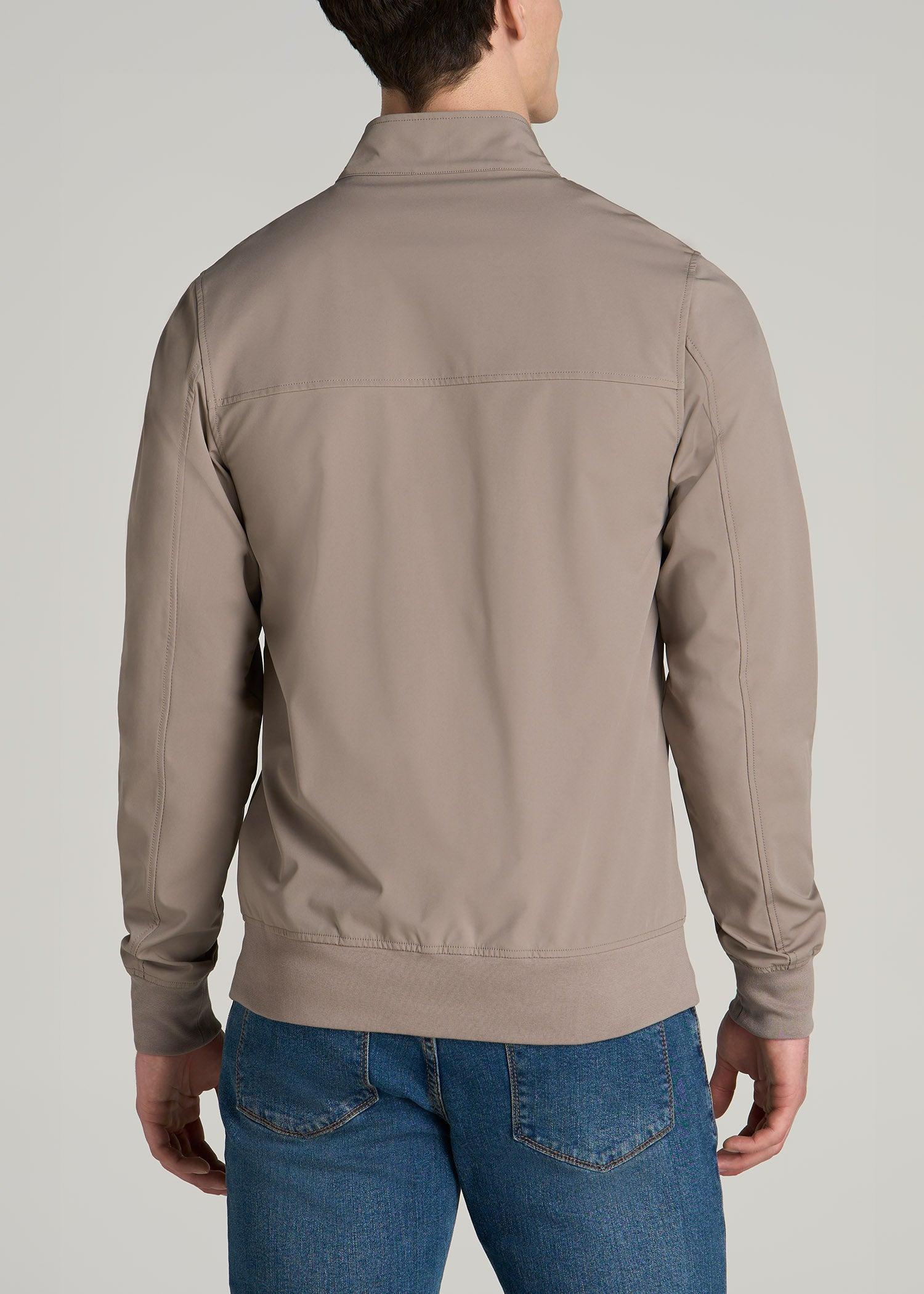 Motion Bomber Jacket for Tall Men in Portobello Product Image