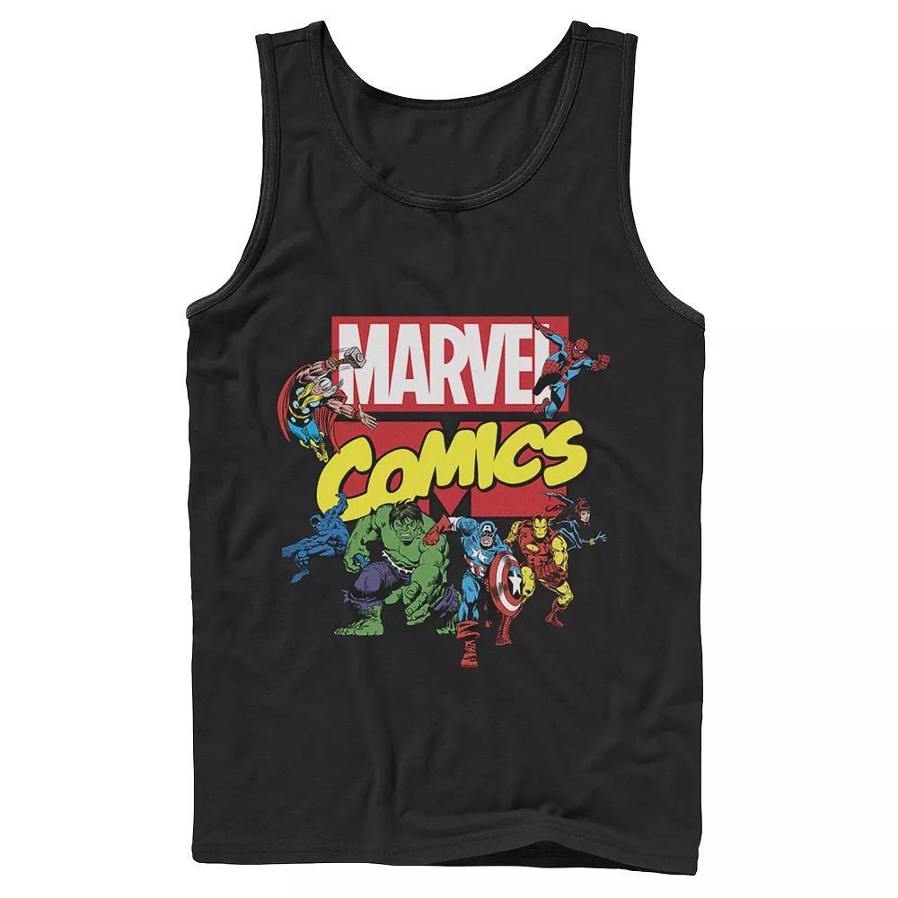 Men's Jurassic Park All White Spray Paint Stencil Movie Logo Tank Top, Size: Small, Grey Product Image