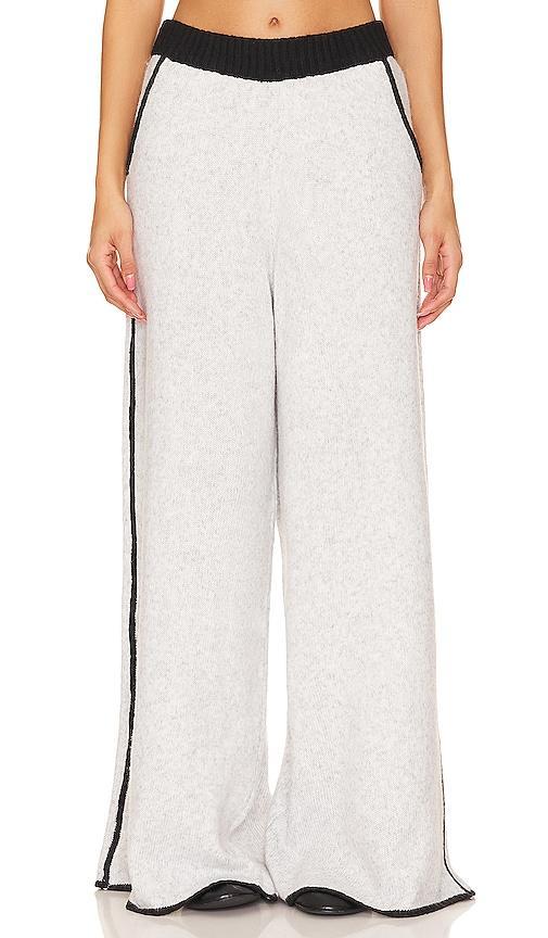 Piped Wide Leg Pull On Knit Pant WeWoreWhat Product Image