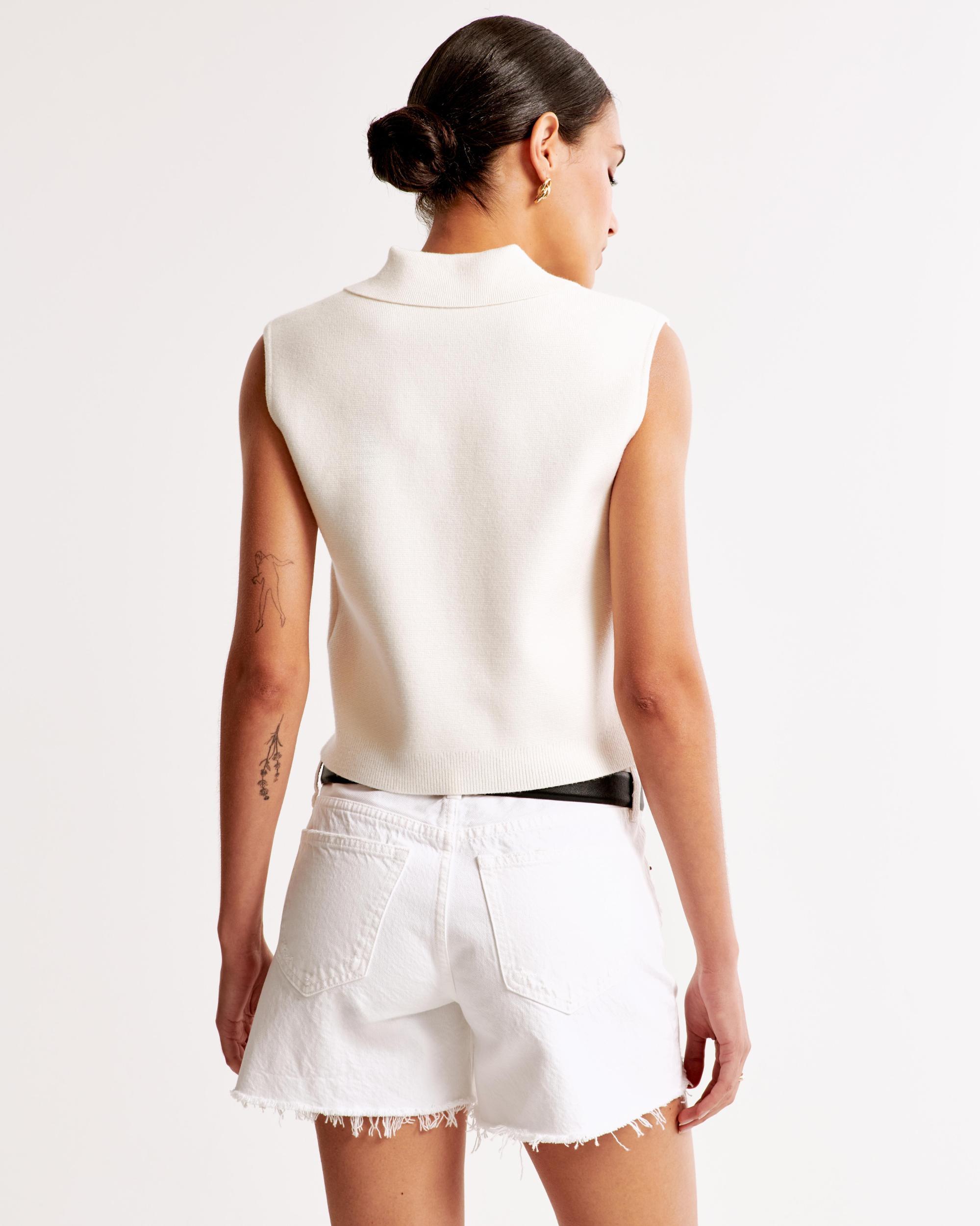 LuxeLoft Sleeveless Notch-Neck Top Product Image