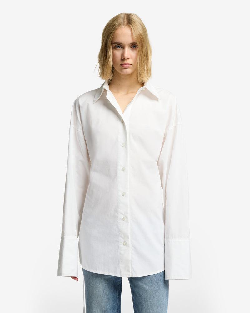 Open Back Poplin Shirt Product Image