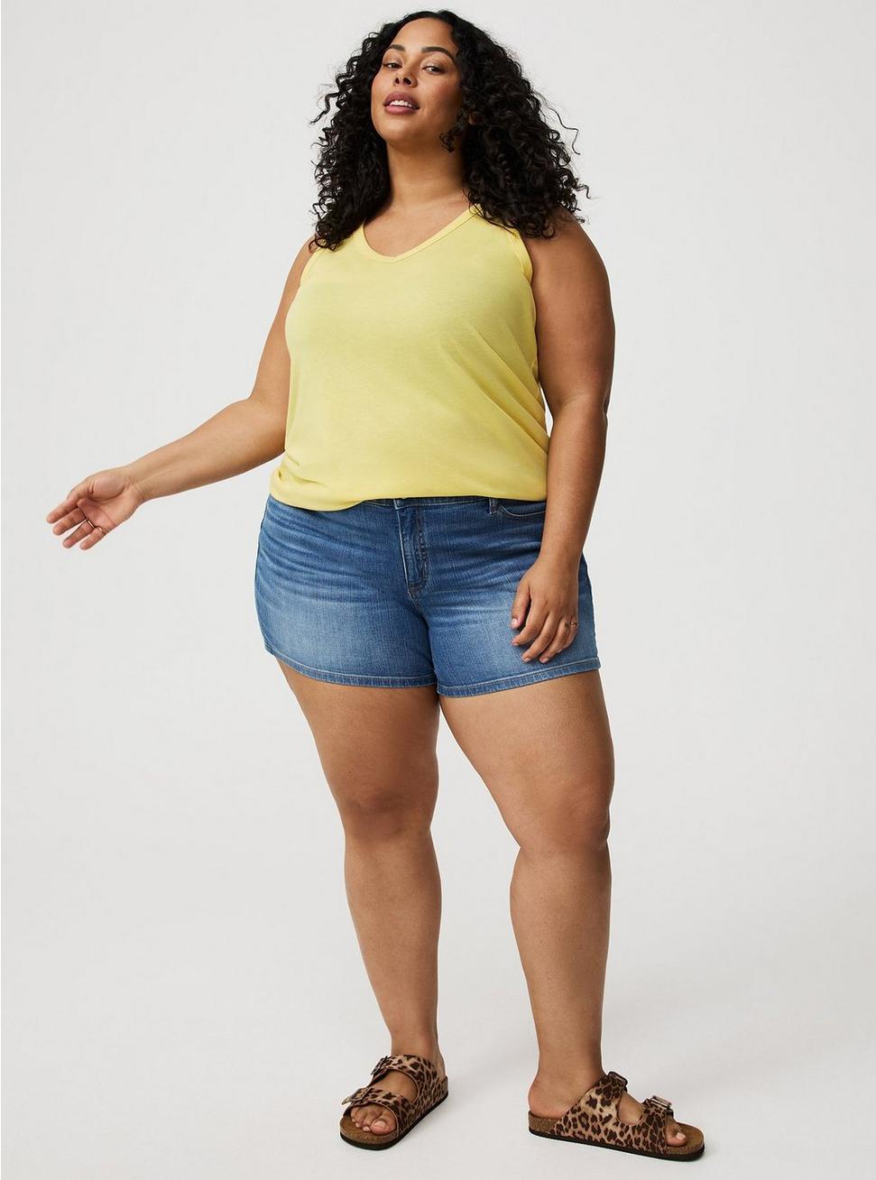 Girlfriend Signature Jersey V-Neck Tank Product Image