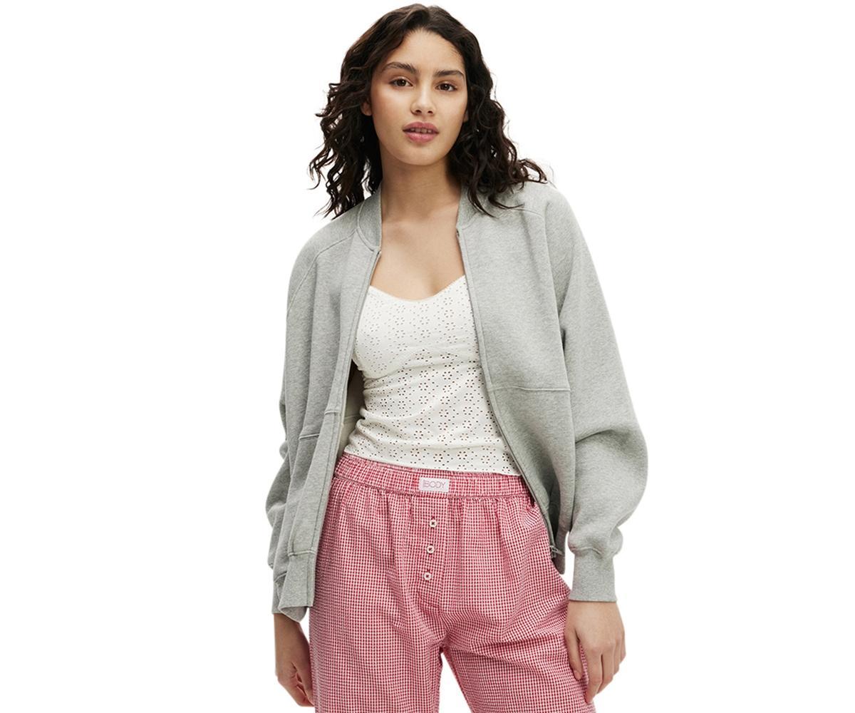 Cotton On Womens Zip Through Fleece Bomber Product Image