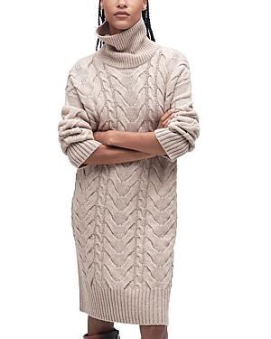 Barbour Woodlane Cable Knit Sweater Dress Product Image