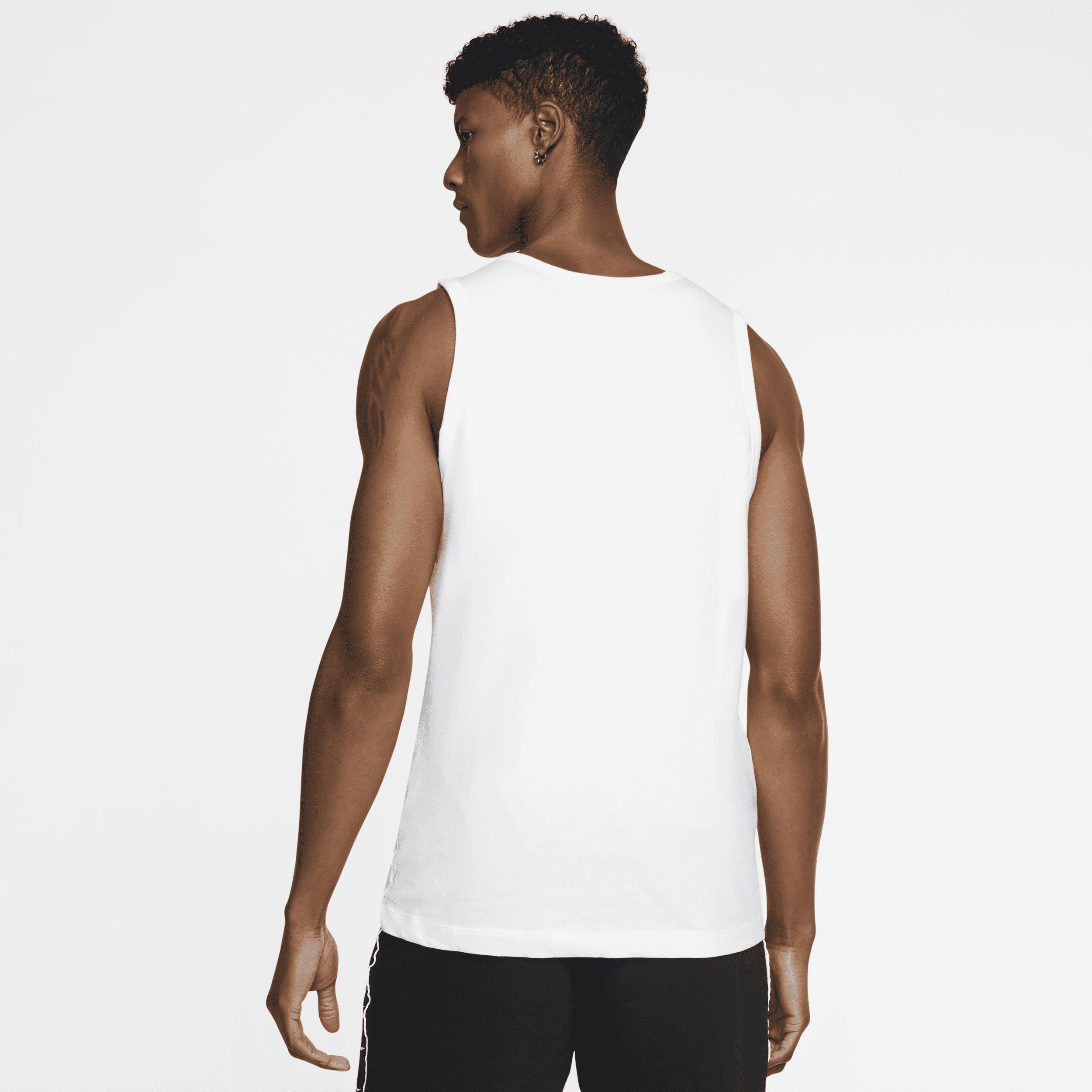 Men's Nike Sportswear Tank Top, Size: XXL, White Black Product Image