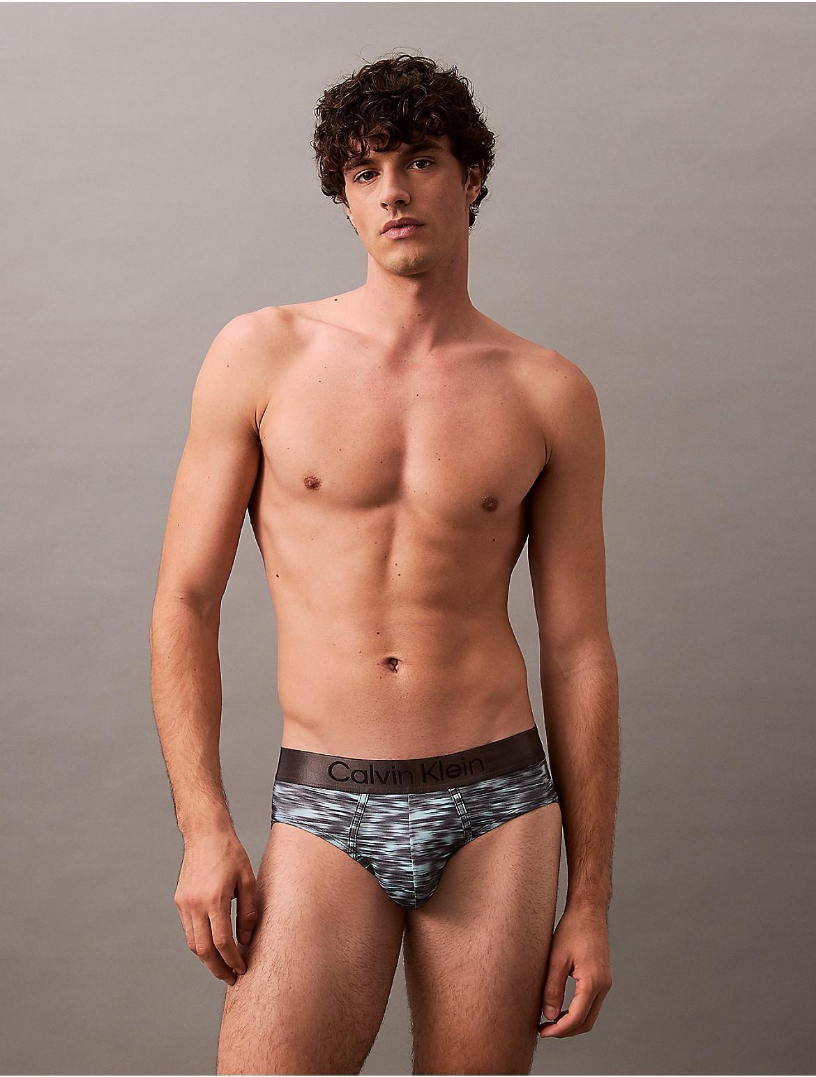Calvin Klein Mens Brushed Microfiber Stretch Hip Brief - Navy Product Image