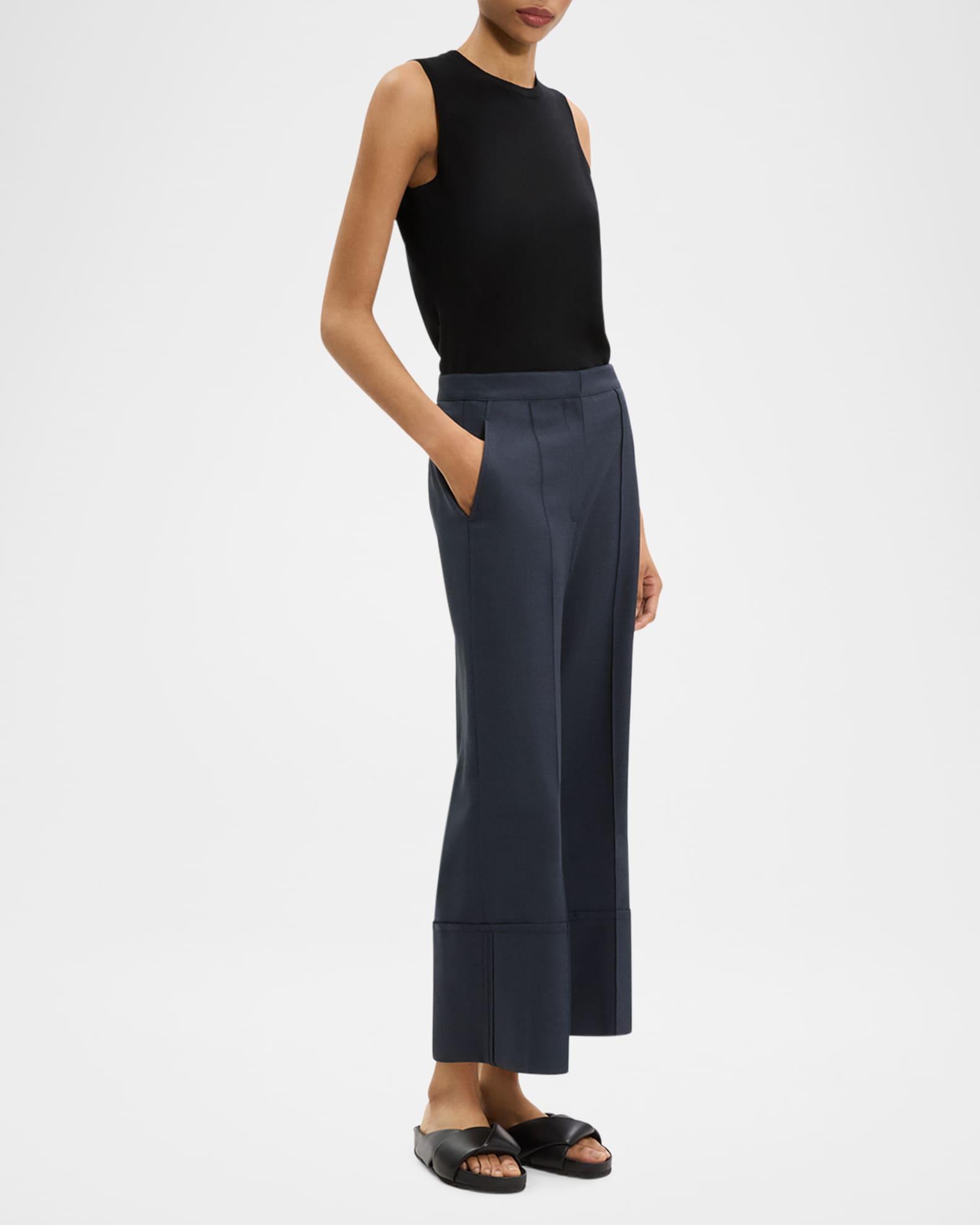Cuffed Crop Pants Product Image