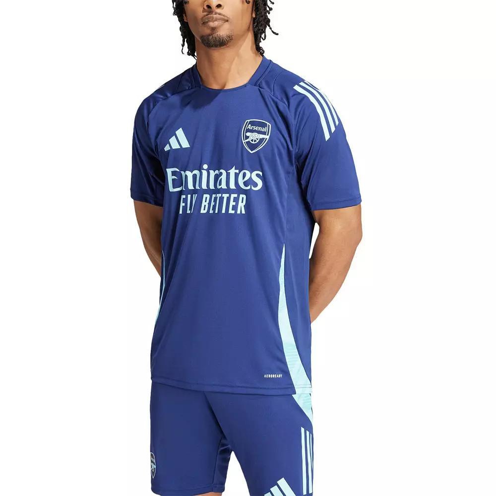 Mens adidas Navy Arsenal 2024/25 AEROREADY Training Jersey Arn Blue Product Image