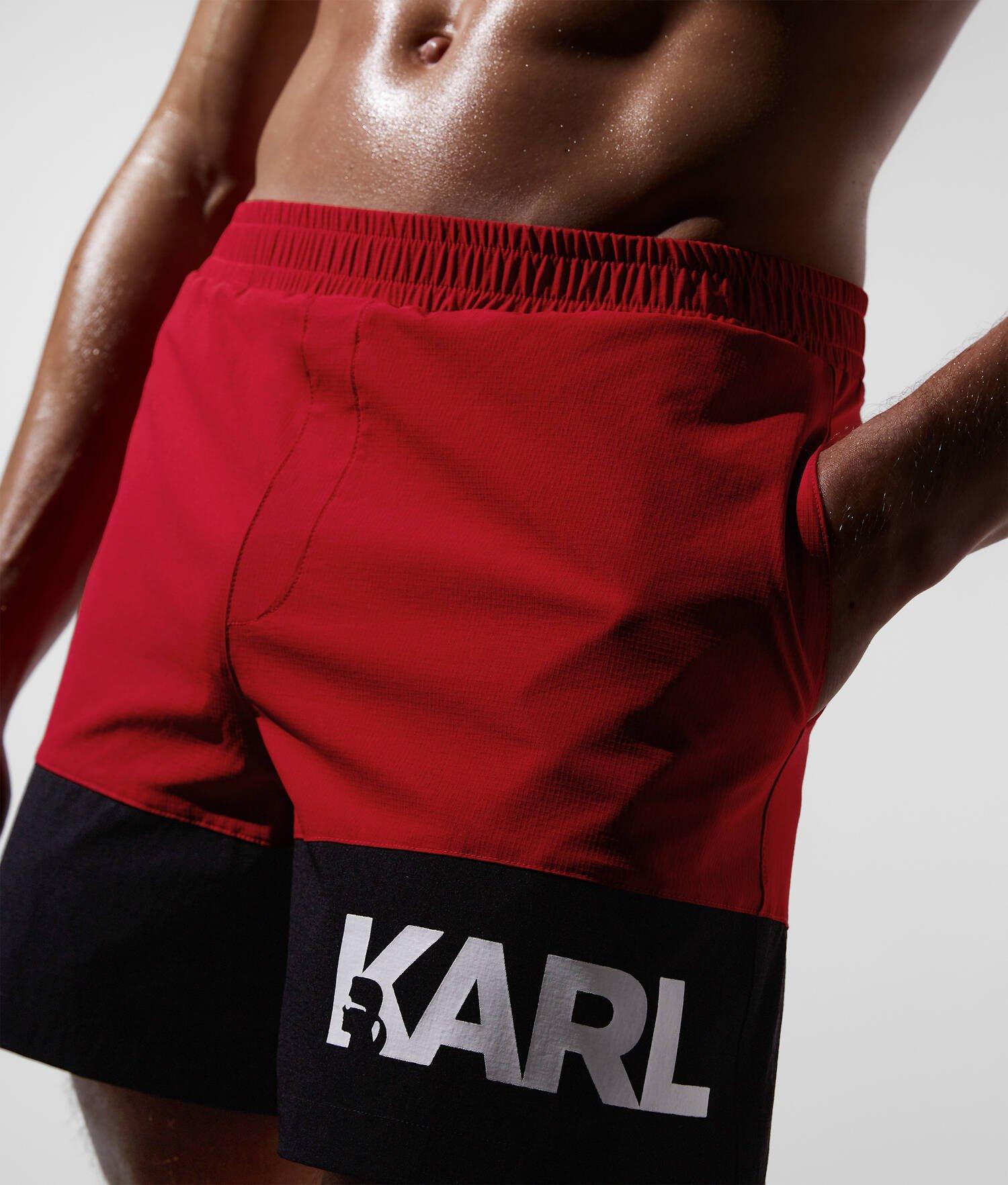COLOR-BLOCK BOARD SHORTS Product Image