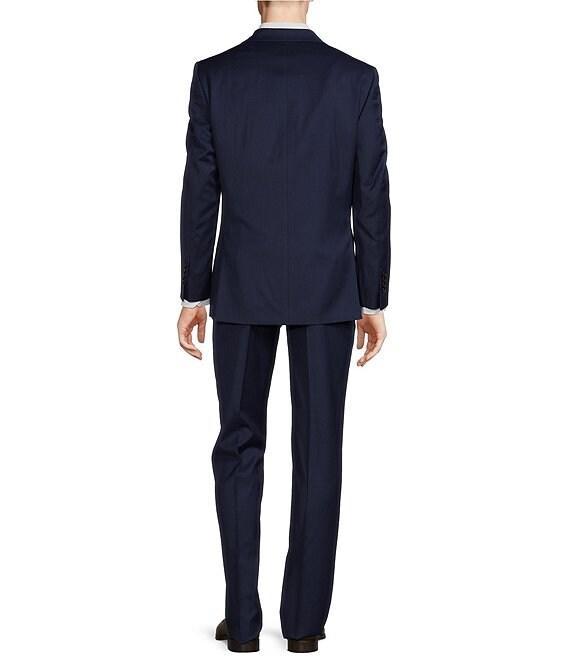 Hickey Freeman Classic Fit Flat Front Solid Pattern 2-Piece Suit Product Image