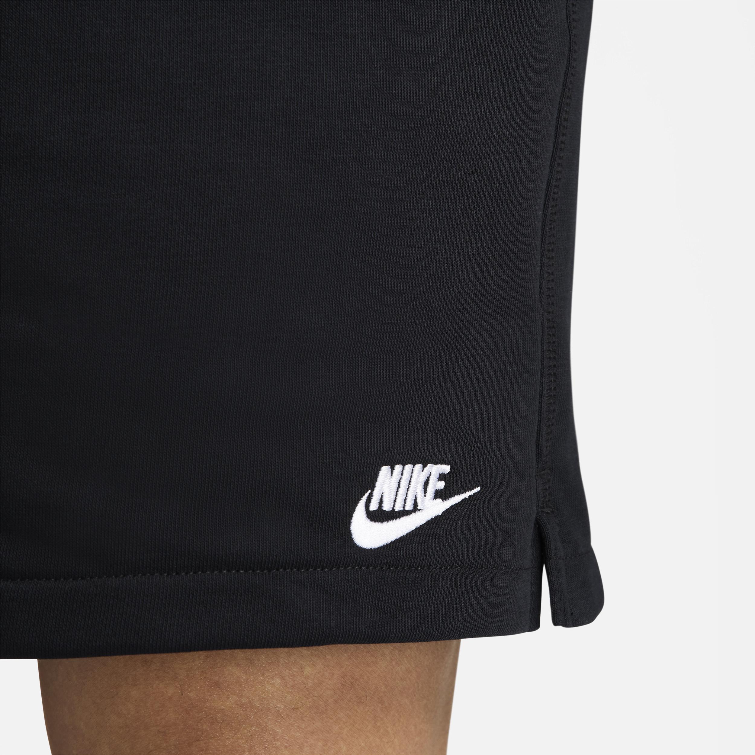 Men's Nike Club French Terry Flow Shorts, Size: Large, Black Product Image