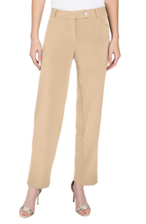 Jones New York Bi-Stretch Tapered Straight Leg Woven Pants Product Image