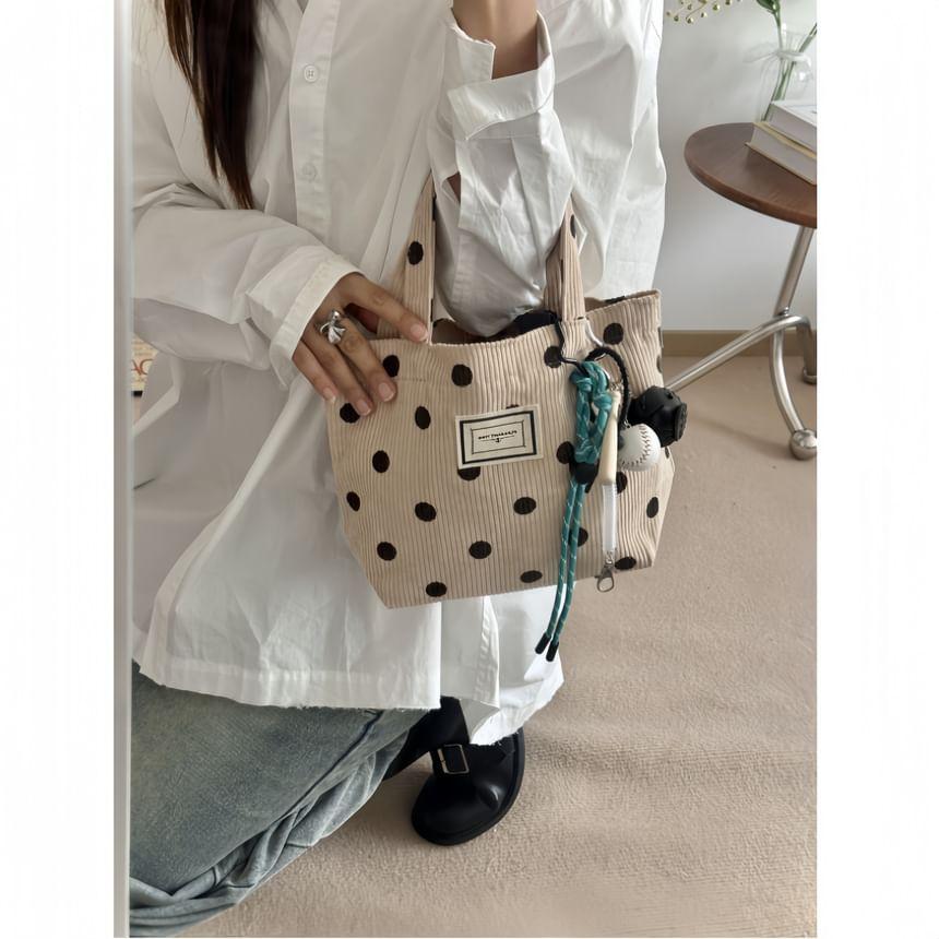 Dotted Applique Shopper Bag Product Image