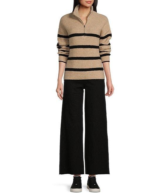Copper Key Stripe Quarter-Zip Sweater Product Image