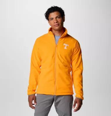 Men's Columbia  Tennessee Orange Tennessee Volunteers Flanker IV Fleece Raglan Full-Zip Jacket, Size: Medium Product Image