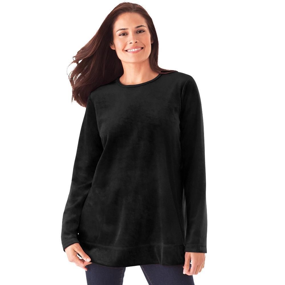 Woman Within Women's Plus Size French Terry Swing Jacket Product Image