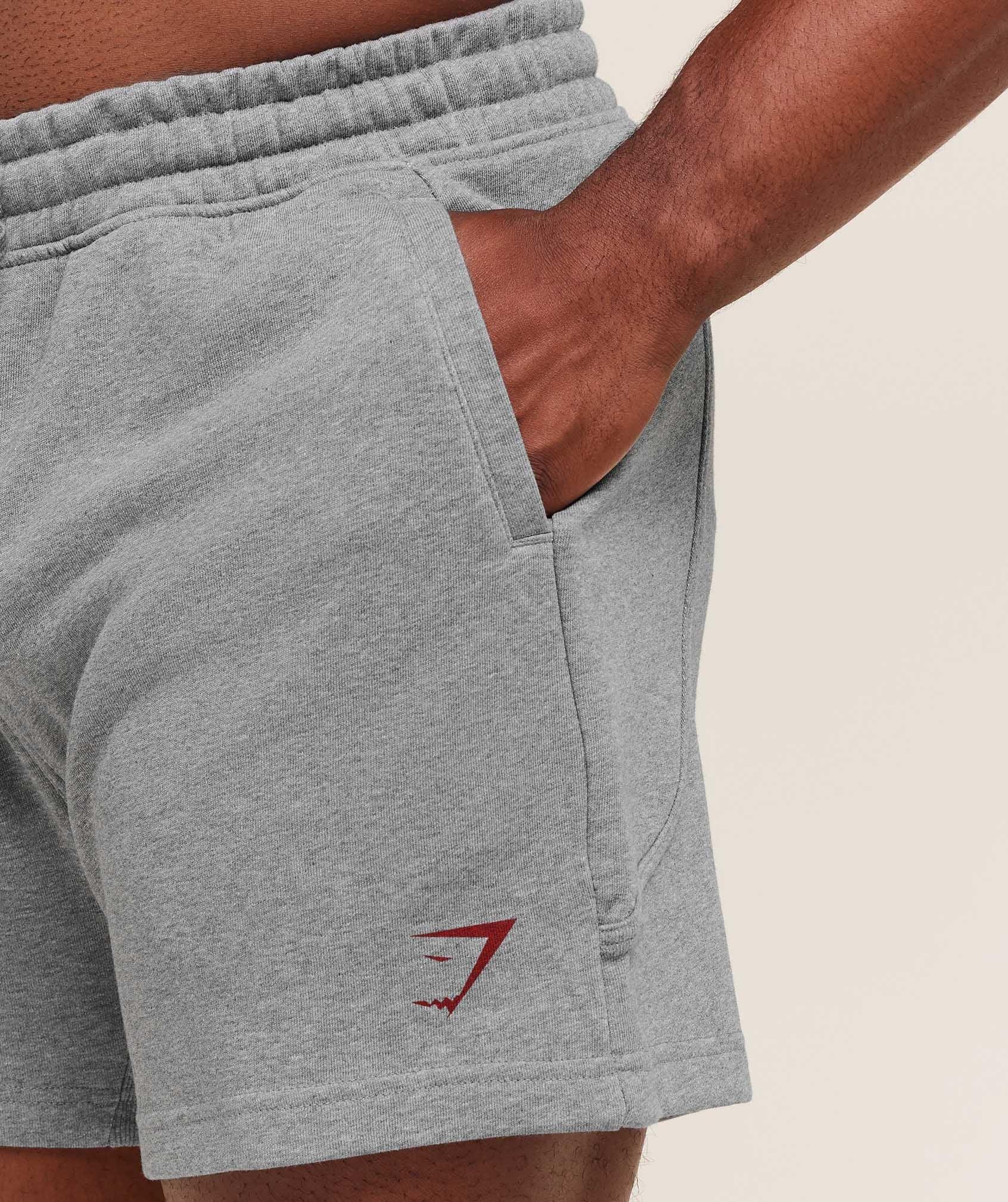 Gymshark Power 5" Shorts - Charcoal Core Marl Male Product Image