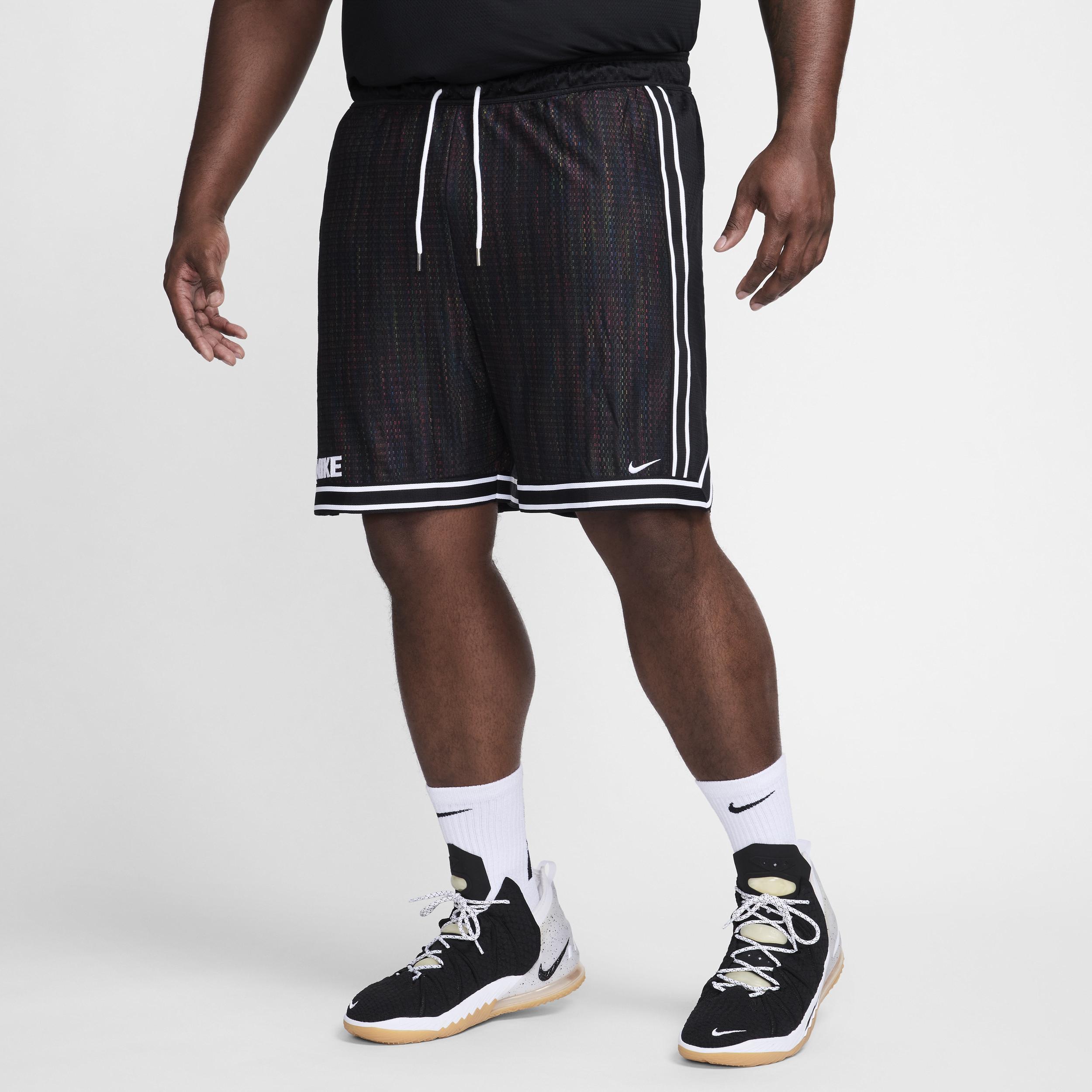 Nike Mens Dri-FIT DNA+ NAOS 8 Shorts - Black/White Product Image
