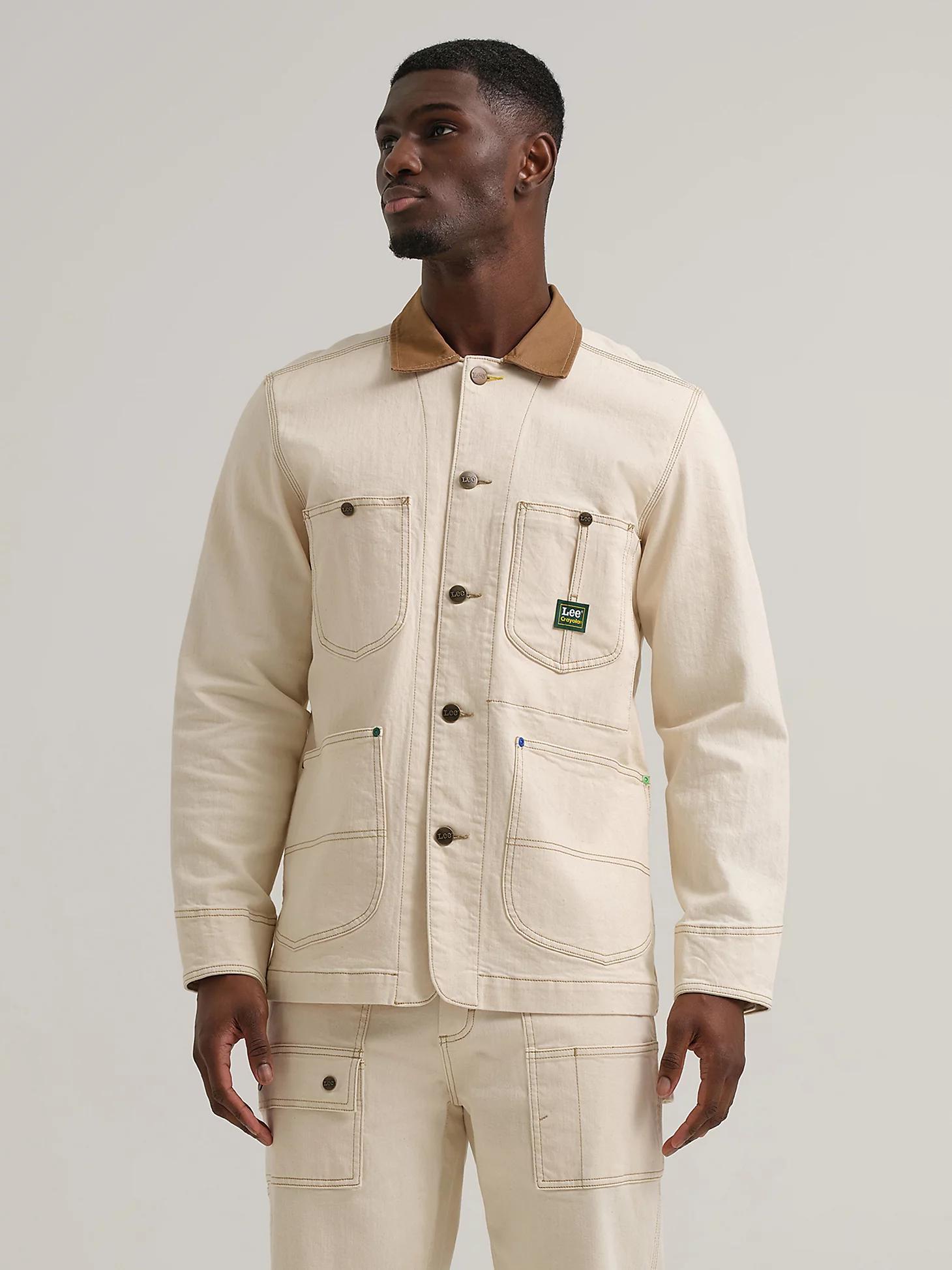 Men's Lee® x Crayola® Ecru Chore Jacket | Men's Jackets & Outerwear | Lee® Product Image
