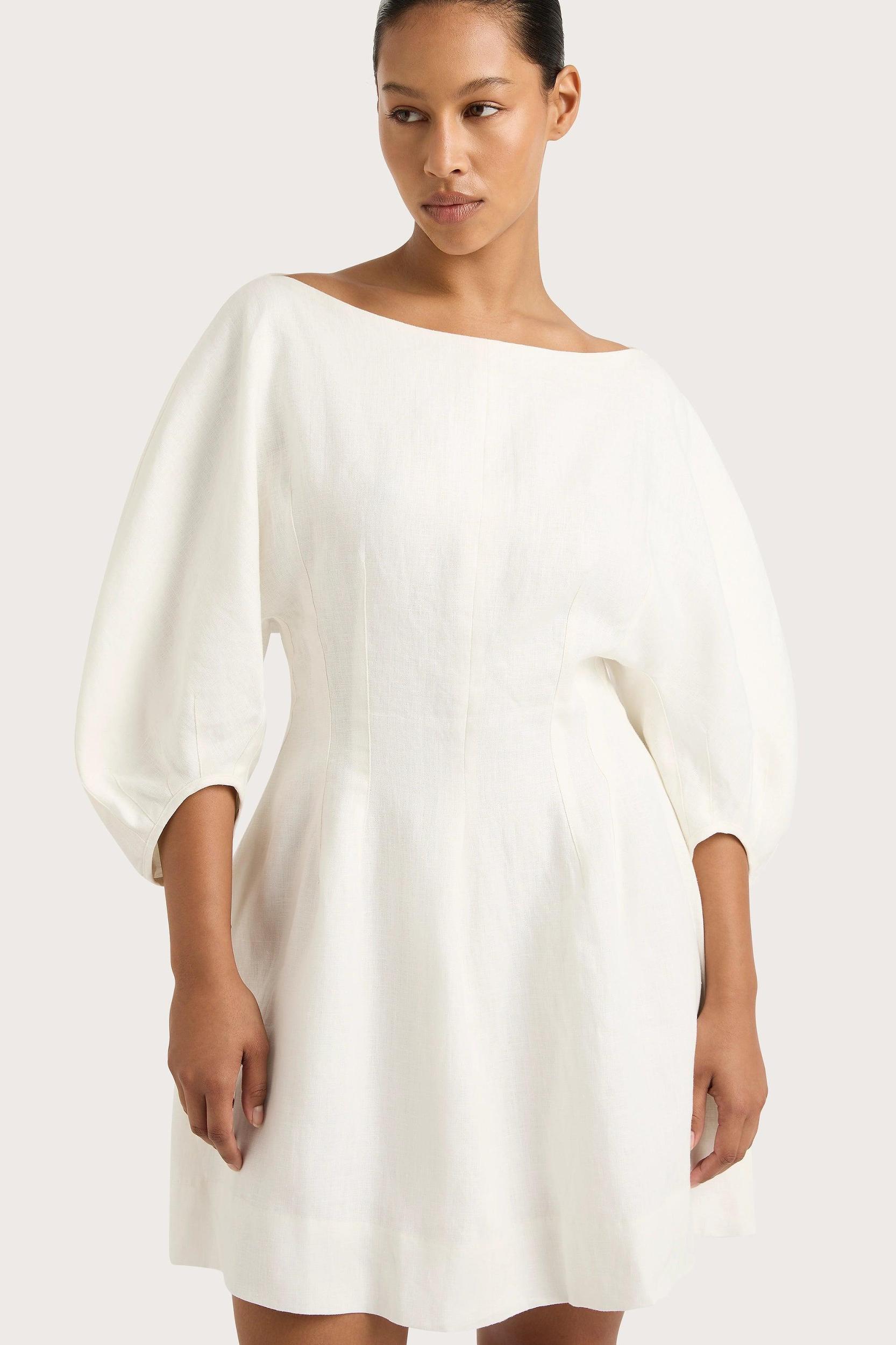 Lowen Mini Dress White Product Image