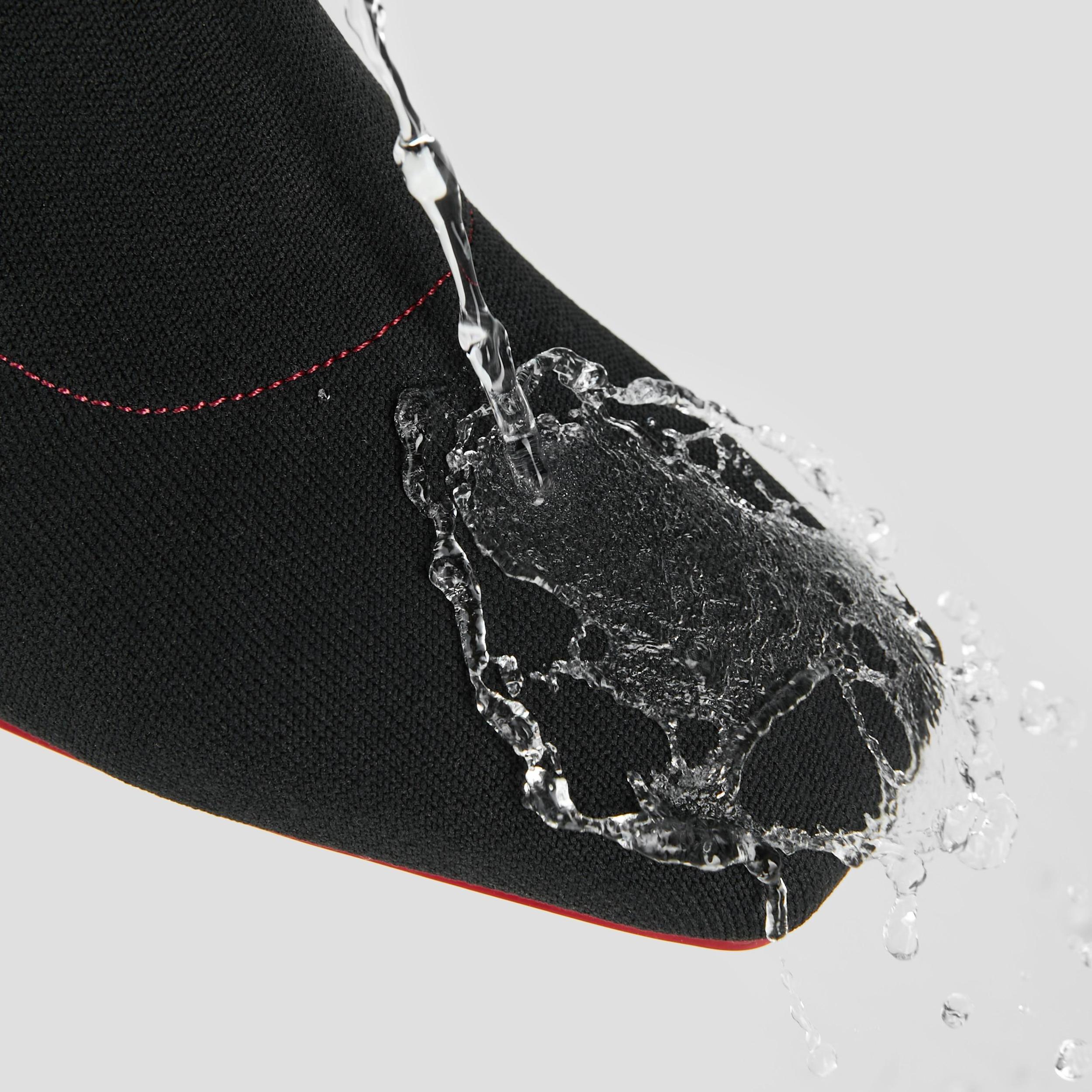 Square-Toe Water-Repellent Heeled Boots (Rafaella) Product Image