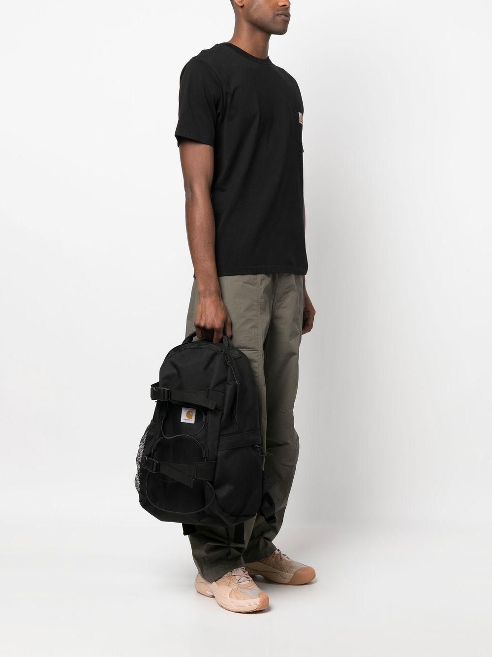logo-patch zip-up backpack Product Image