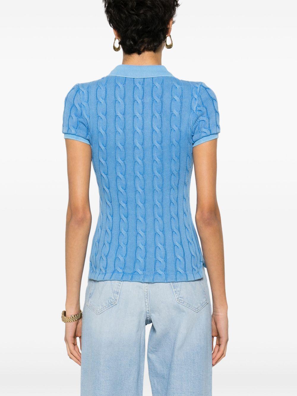 Polo Pony-embroidered polo shirt Product Image