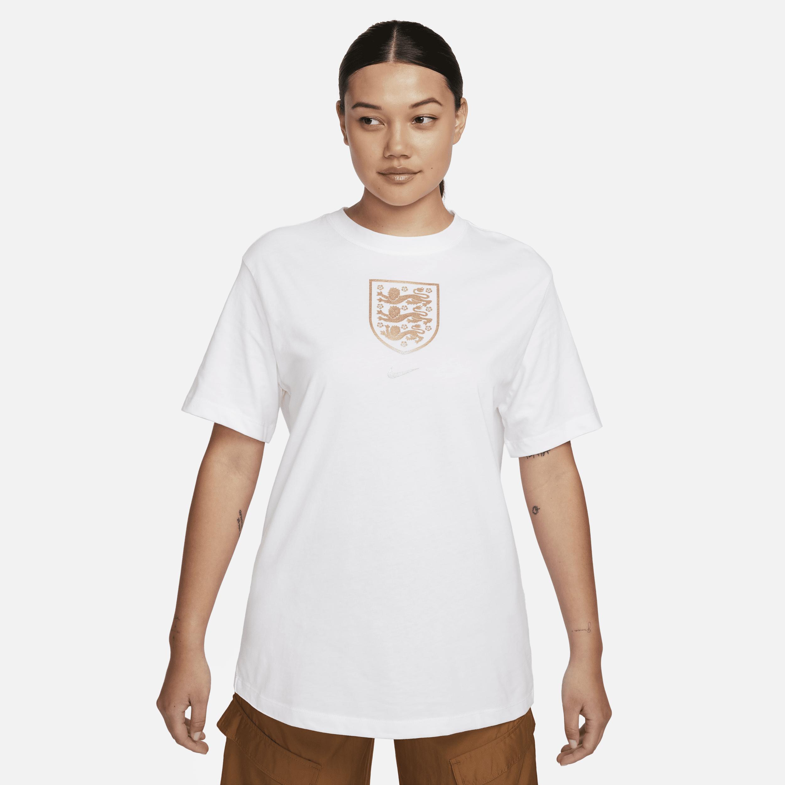 Womens Nike White England Womens National Team Crest Tri-Blend T-shirt Product Image