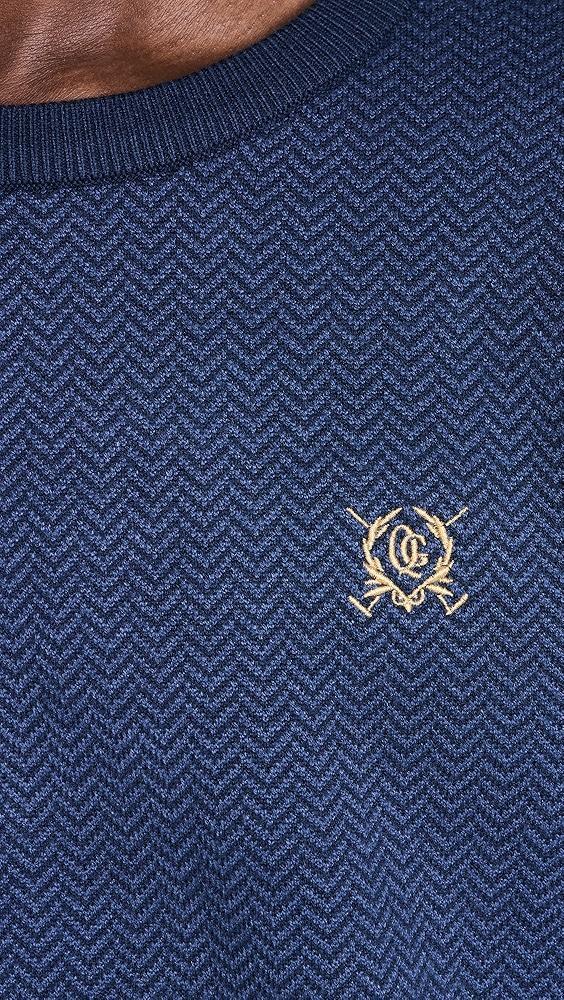 Quiet Golf Crest Herringbone Sweater | Shopbop Product Image