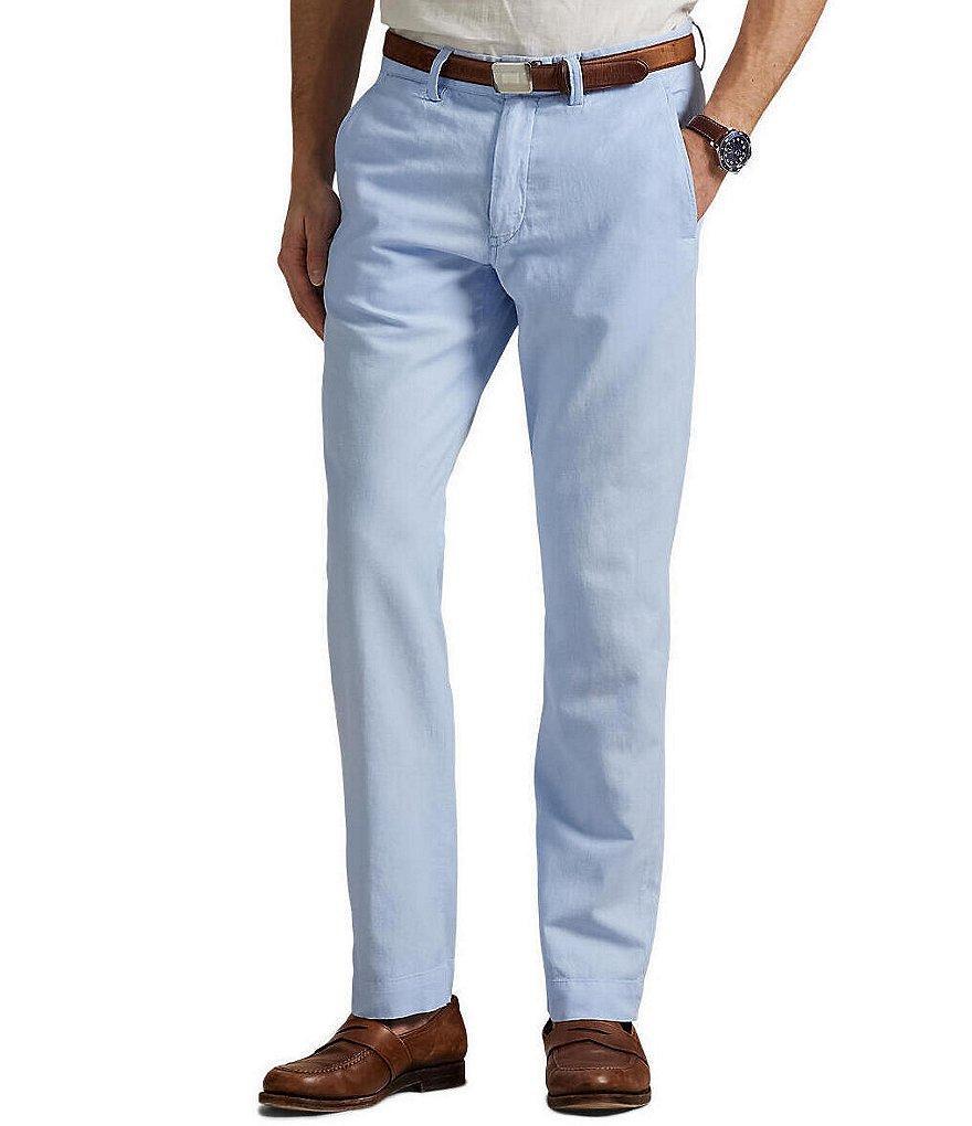 Polo Ralph Lauren Classic Fit Linen Blend Pants Product Image