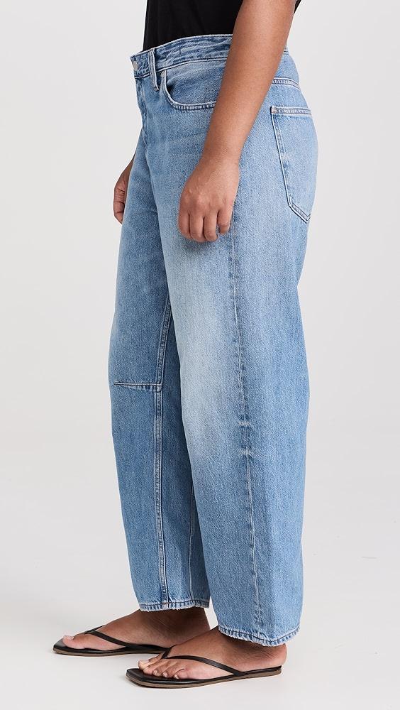 Madewell The Darted Barrel-Leg Jean | Shopbop Product Image