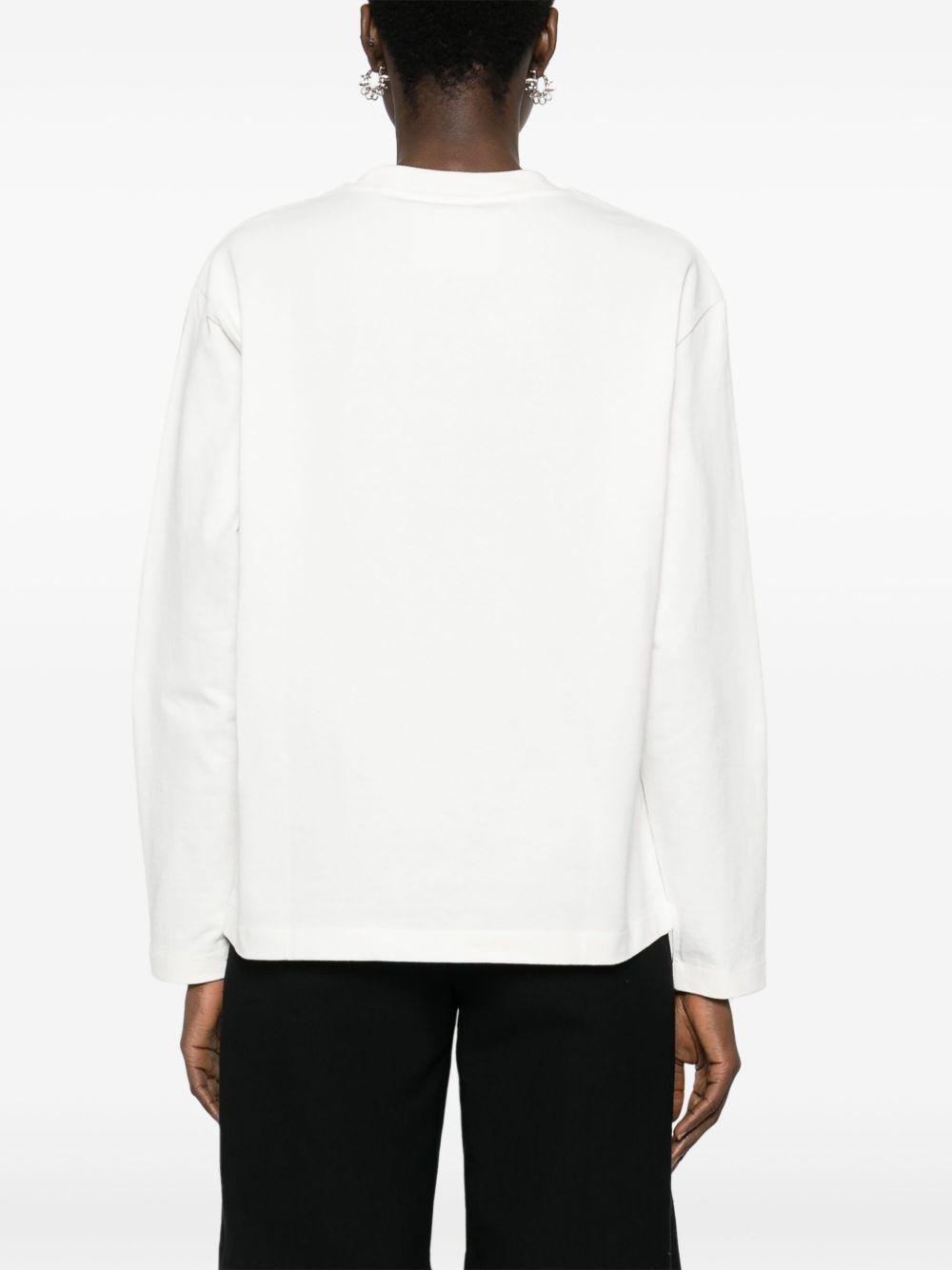 logo-print cotton sweatshirt Product Image
