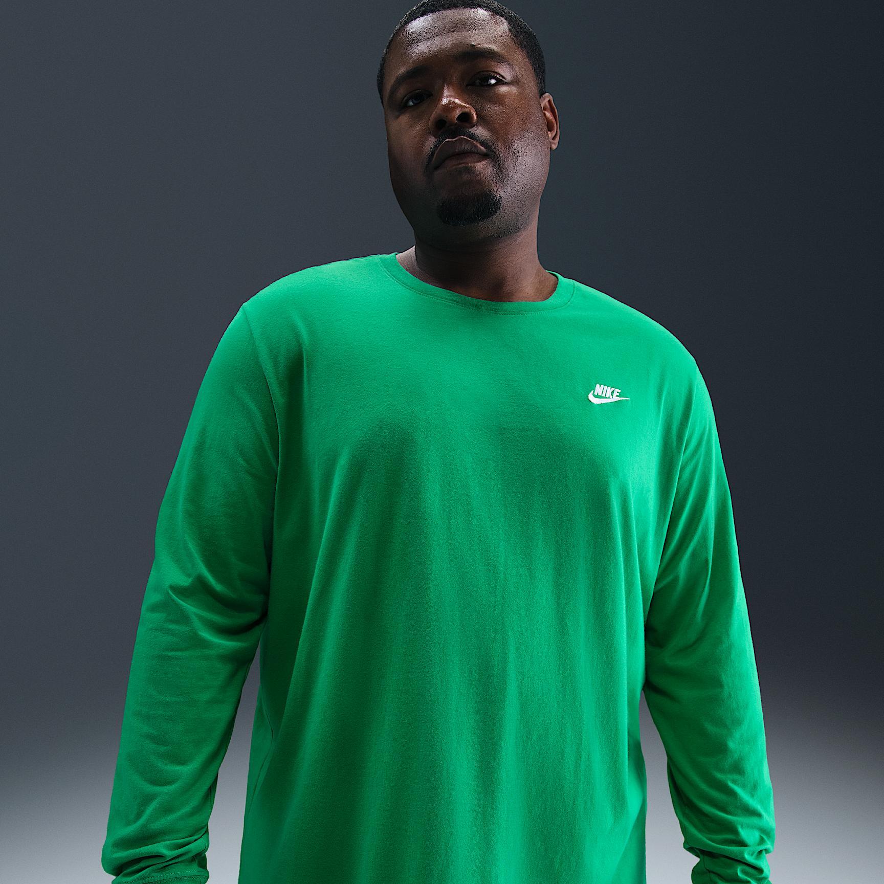 Men's Nike Sportswear Club Long-Sleeve T-Shirt Product Image