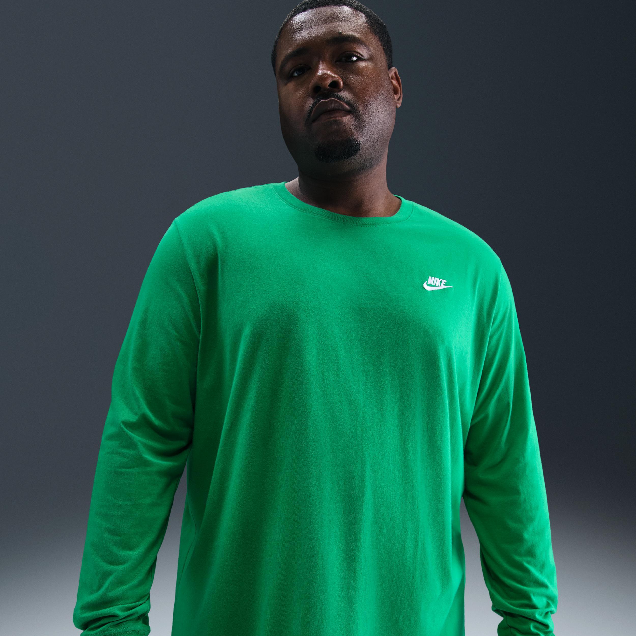 Men's Nike Sportswear Club Long-Sleeve T-Shirt Product Image