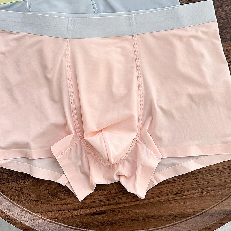 Two Tone Seamless Boxer Briefs / Set Product Image