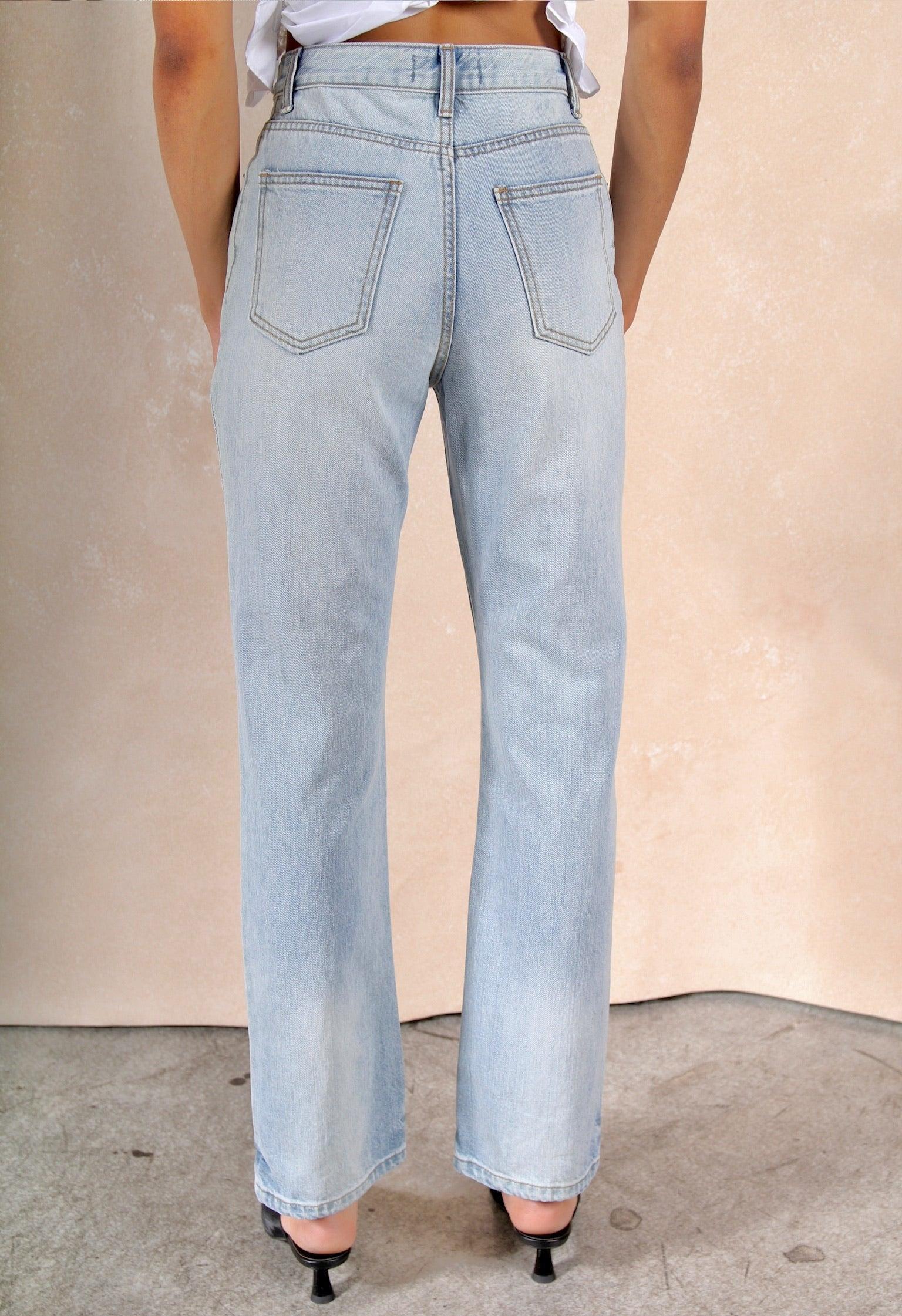 Slim Straight Leg Jeans Product Image