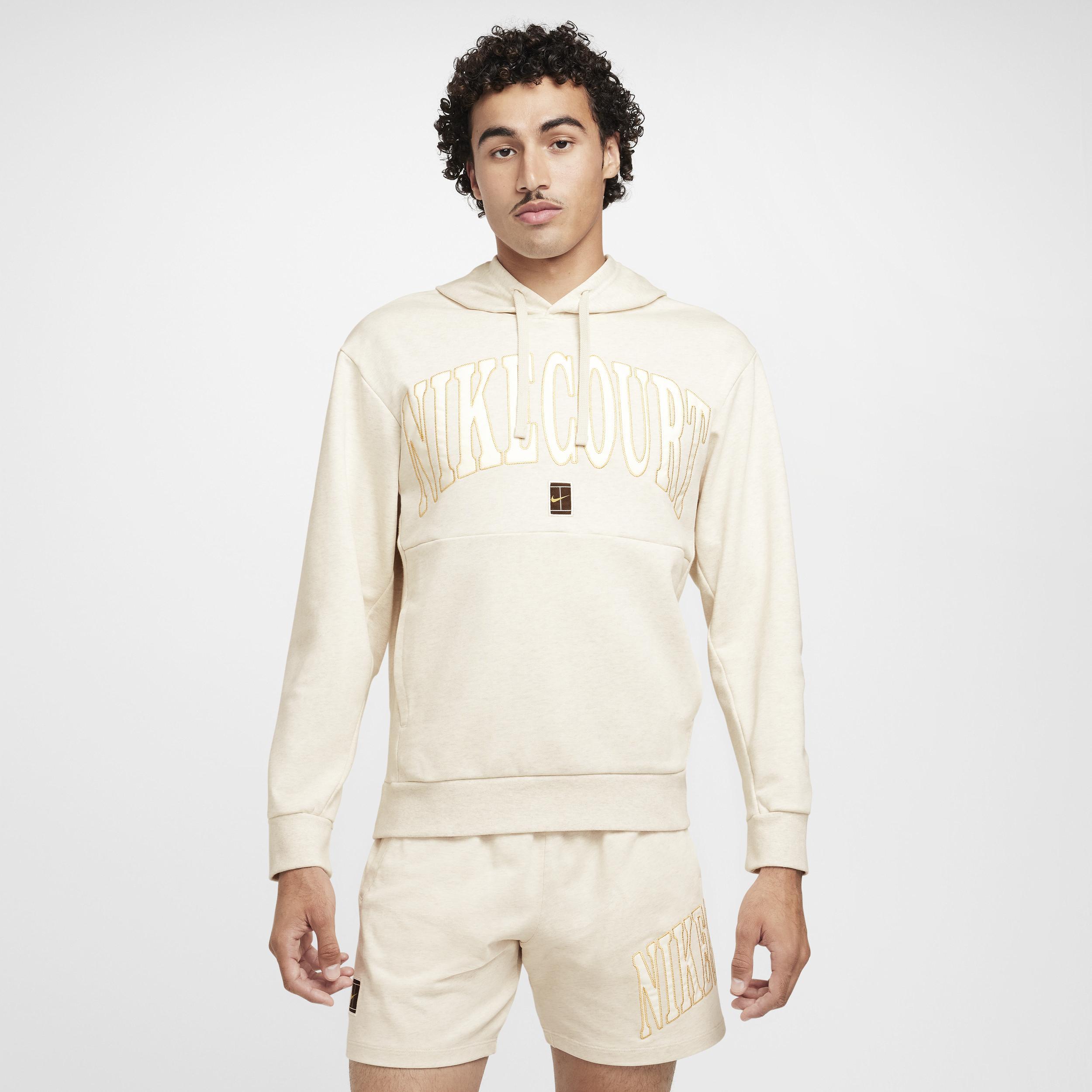 Nike Men's Court Heritage Dri-FIT Fleece Tennis Hoodie Product Image