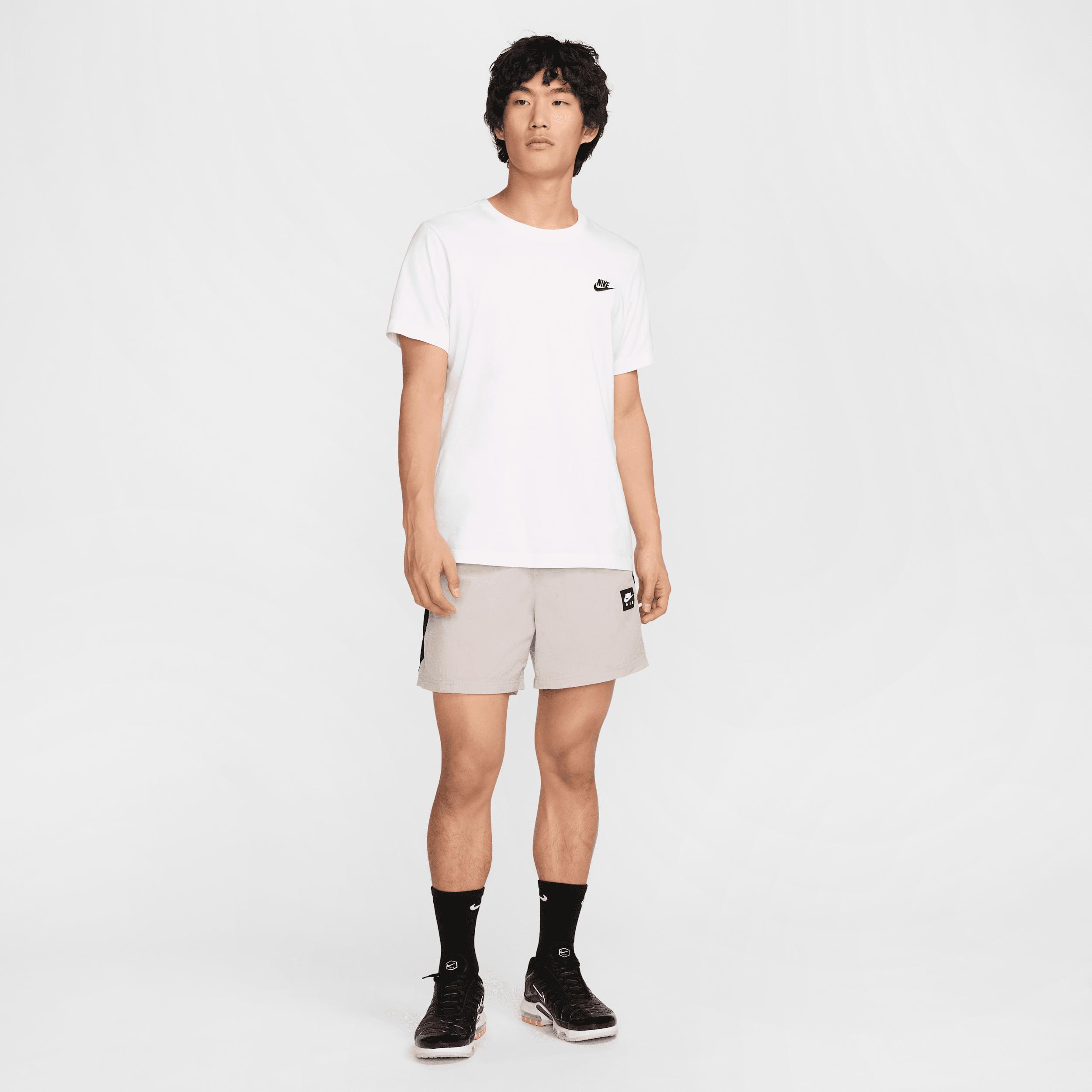 Nike Mens Air Woven Nylon Shorts in College Grey/Black Product Image