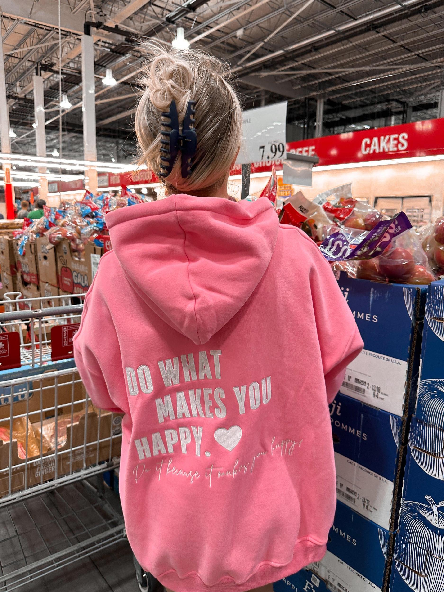 Hibiscus Do What Makes You Happy Hoodie Product Image