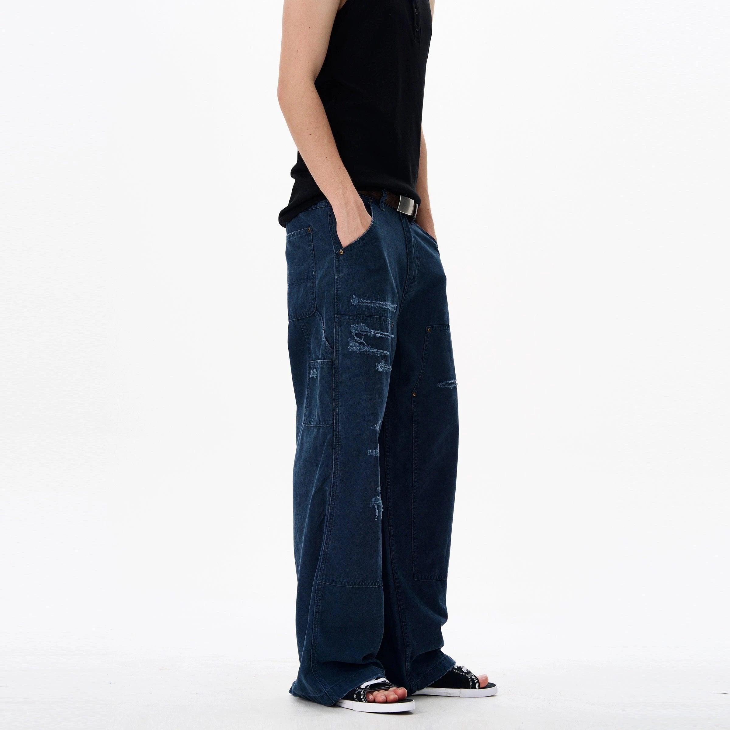 RT No. 18140 DISTRESSED CARPENTER JEANS Product Image